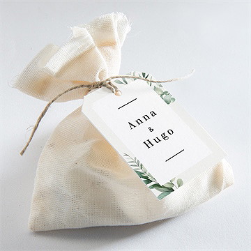 Etiquette mariage emeraude - Mise en situation