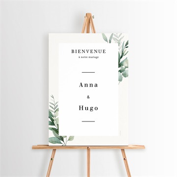 Panneau bienvenue emeraude