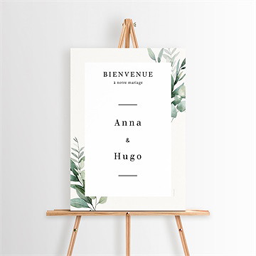 Panneau bienvenue emeraude