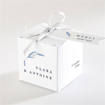 Boîte de dragées mariage pureté