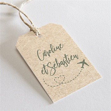 Etiquette mariage billet d'avion