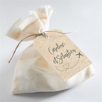 Etiquette mariage billet d'avion - Mise en situation