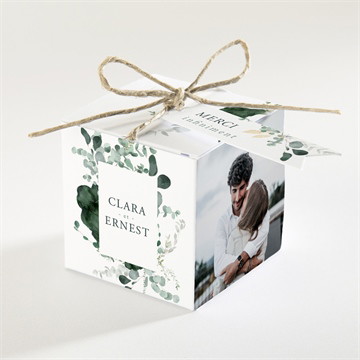 Boîte de dragées mariage tendre murmure