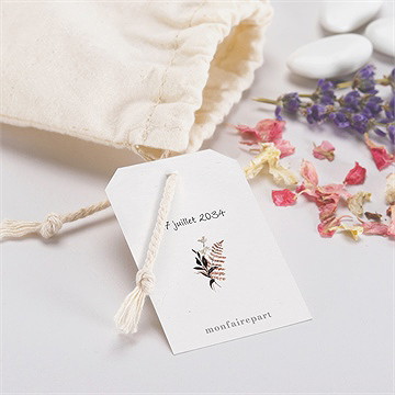 Pochon mariage  pampa - Mise en situation