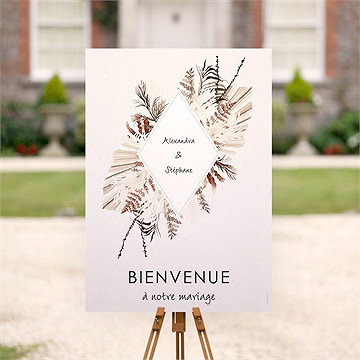 Panneau bienvenue pampa - Mise en situation