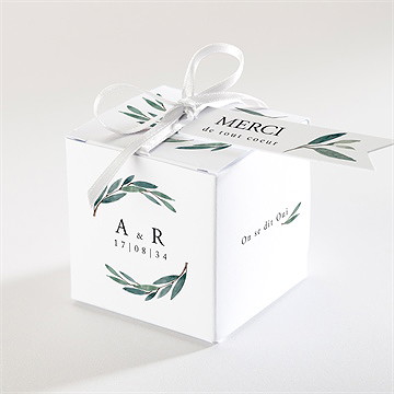 Boîte de dragées mariage notre chemin