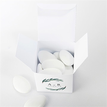 Boîte de dragées mariage notre chemin - Intérieur de la boîte