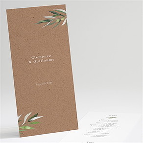 Menu mariage provençal