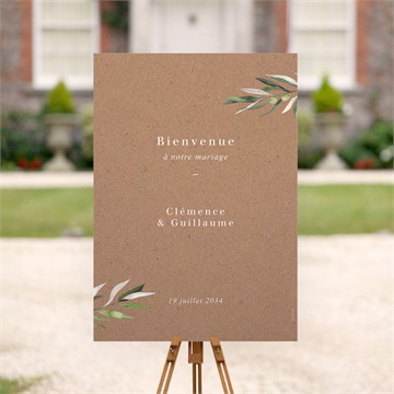 Panneau bienvenue provençal étui