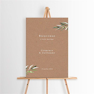 Panneau bienvenue provençal - Mise en situation