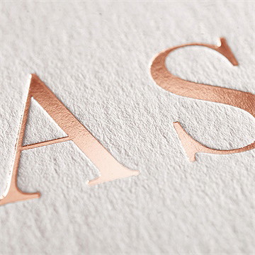 Faire-part mariage poésie boheme portrait dorure - Détail du faire-part