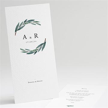 Menu mariage notre chemin