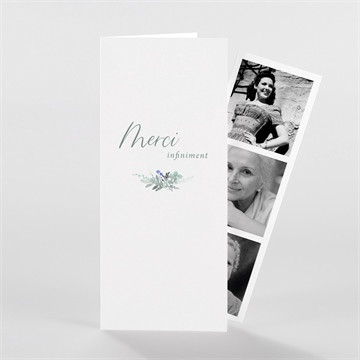 Remerciement décès bel apaisement photomaton