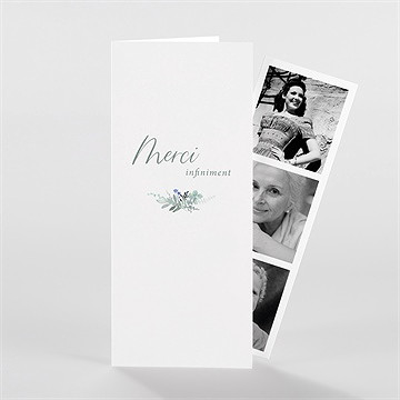 Remerciement décès bel apaisement photomaton