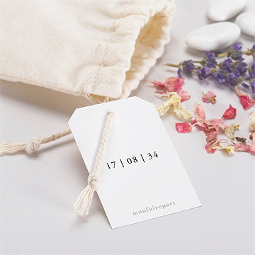 Pochon mariage  en automne - Mise en situation