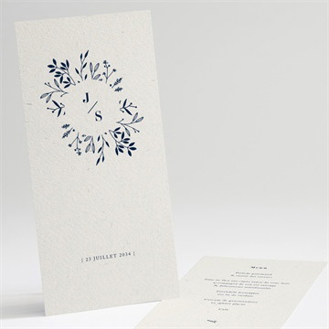 Menu mariage notre idylle