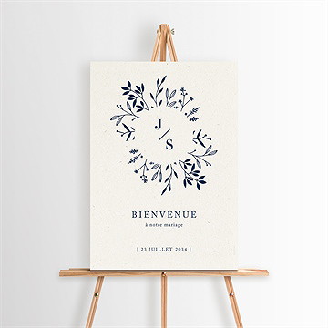 Panneau bienvenue notre idylle