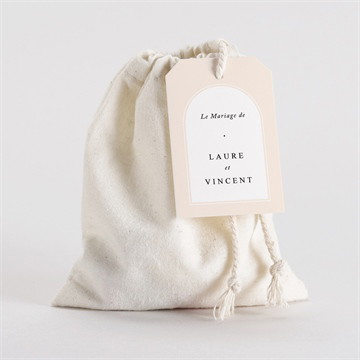 Pochon mariage  volupté argent