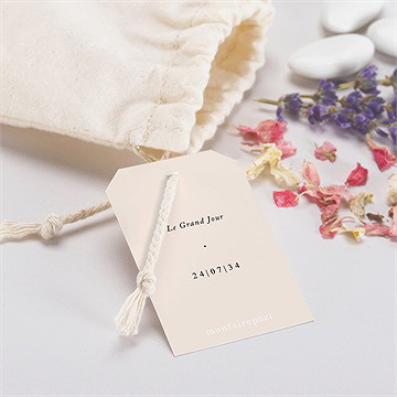 Pochon mariage  volupté - Mise en situation