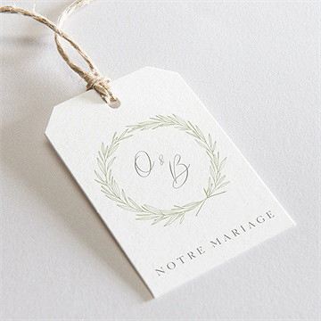 Etiquette mariage tendre elegance