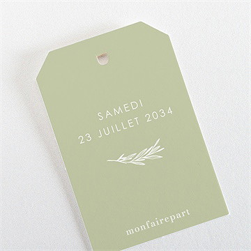 Etiquette mariage tendre elegance - Mise en situation