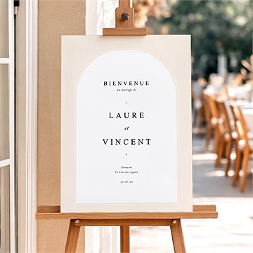 Panneau bienvenue volupté