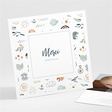 Remerciement naissance poisson