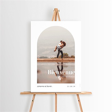 Panneau bienvenue tendance