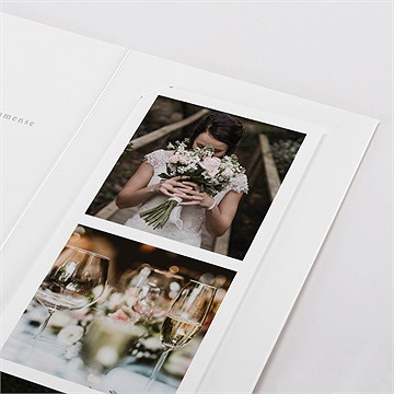 Remerciement mariage thème noël - Détail du faire-part