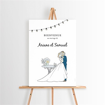 Panneau bienvenue guinguette