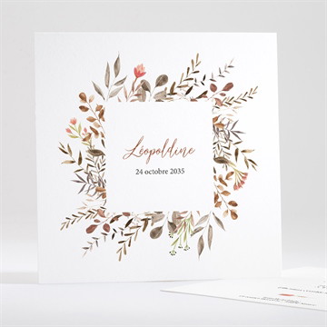 Carte recto-verso - carré