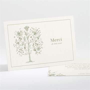 Remerciement décès l'arbre de vie paysage