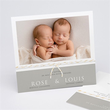 Carte recto-verso - carré