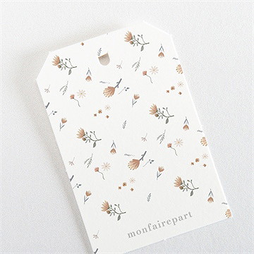 Etiquette baptême douces colombes - Dos de l'étiquette