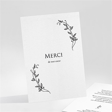 Remerciement décès gratitude