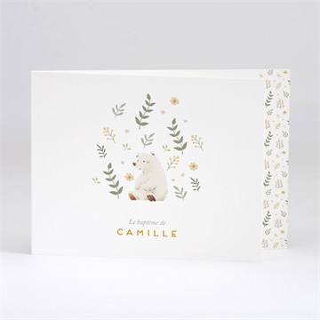 Carte pliée - paysage