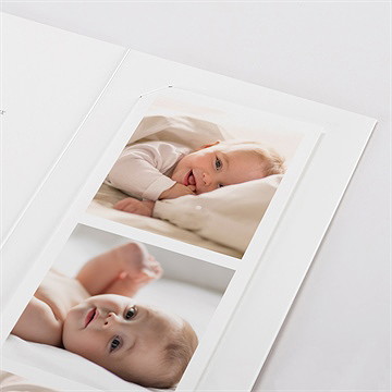 Faire-part de baptême nounours photomaton - Détail du faire-part