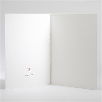 Livret de messe baptême le renard - Intérieur du livret