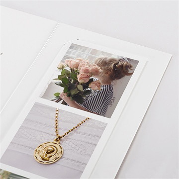 Faire-part communion jolie bohème - Détail du faire-part