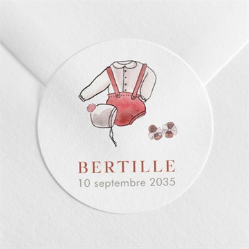 Sticker naissance p'tite fille