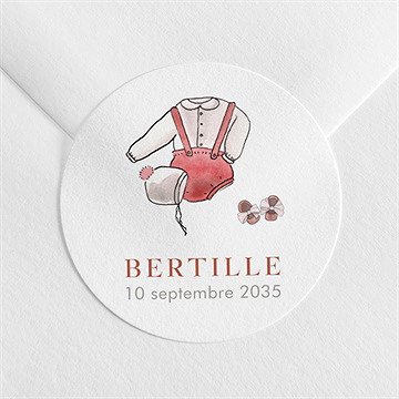 Sticker naissance p'tite fille