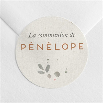 Sticker communion petite fille