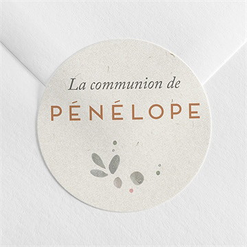 Sticker communion petite fille