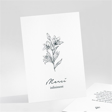 Carte recto-verso - portrait