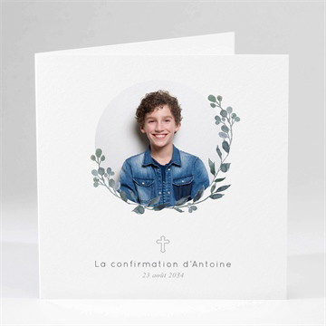 Faire-part confirmation promesse de foi