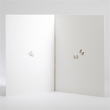 Livret de messe baptême jumeaux body - Intérieur du livret