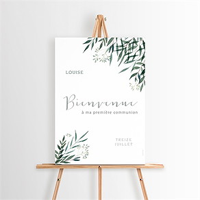 Panneau bienvenue touche champêtre