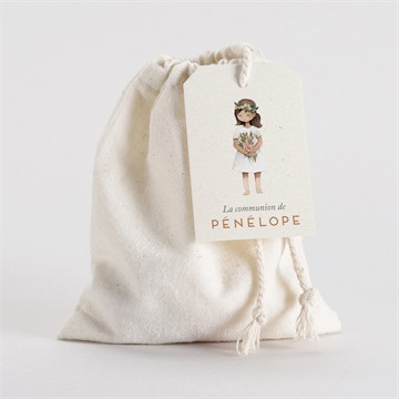 Pochon communion petite fille