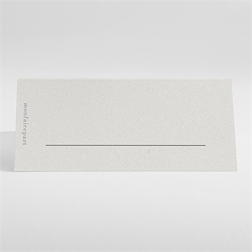 Marque-place baptême la montgolfière - Dos du marque-place