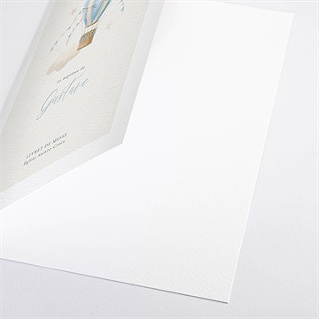 Livret de messe baptême ma montgolfière - Détail du livret